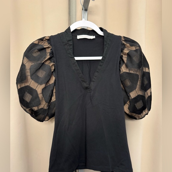 Anne Fontaine Tops - Anne  FONTAINE puff sleeve blouse